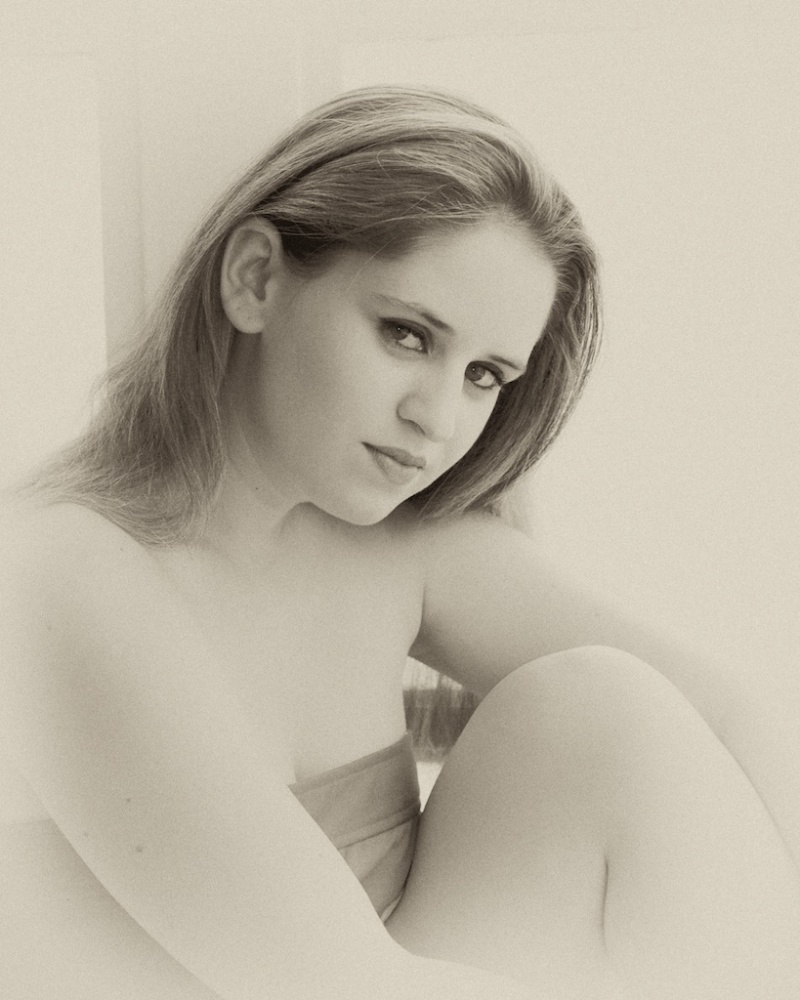 Female model photo shoot of Kristen Jeanne by Eli Badger in SOPHA Studios - Manchester, NH