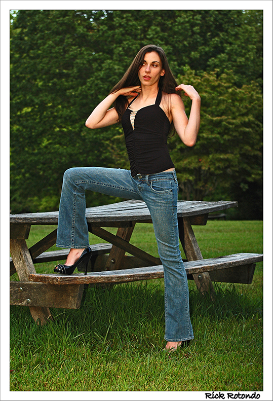 Male and Female model photo shoot of Rick Rotondo and Gearhead Gurlie in Newtown Square, PA
