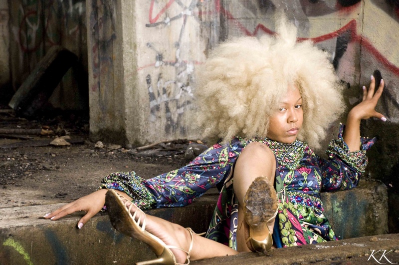 Female model photo shoot of Kruger Koncept Photo in urban jungle