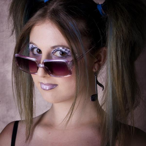 Female model photo shoot of Tessara by Jacquie Van Tichelt, makeup by Monster Princess Art