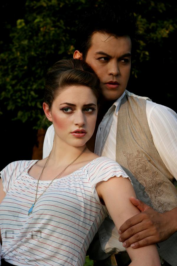 Female and Male model photo shoot of Allie Underwood and Rome Romanne by CharlesQuiles in Farmington, CT