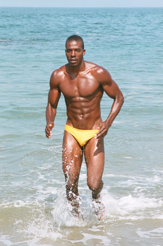 Male model photo shoot of Long John Johnson in Pacific Ocean, Venice Beach, CA