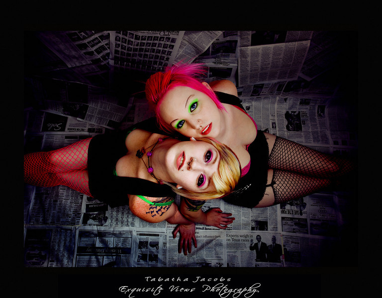 Female model photo shoot of Lily Blackout and CattSmear by ___Tabatha___ in Houston, TX