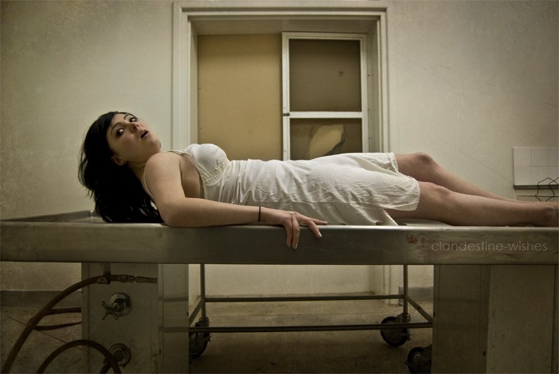 Female model photo shoot of Kimber Reynolds by Shauna Phoon in Ararat, old asylum.