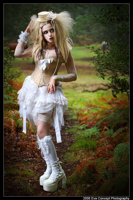 Female model photo shoot of Deadly D0ll by Dark Romantics  in New Forest, Southampton