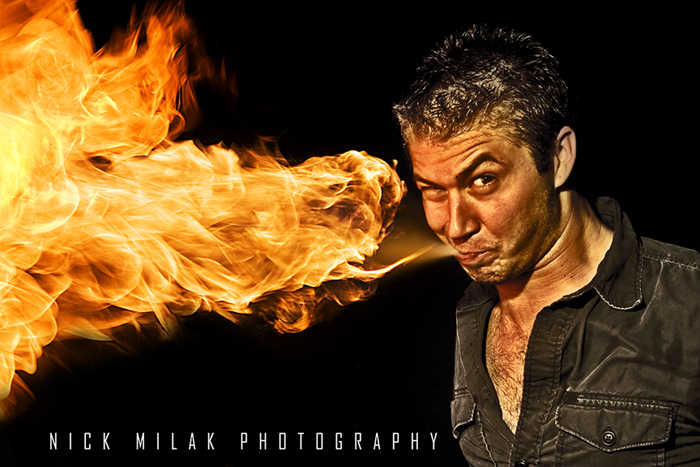 Male model photo shoot of Nick Milak by Chayce Lanphear Photo in Back Yard!