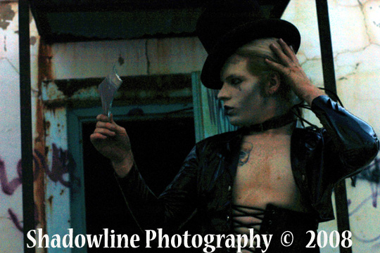 Female and Male model photo shoot of Shadowline Studios and Phobia in Abandoned Hospital