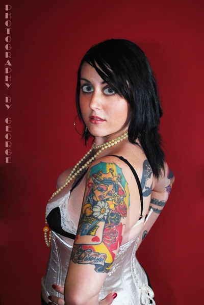 Female model photo shoot of Meine Rache by Photography by George in The Woodshed Orlando, FL