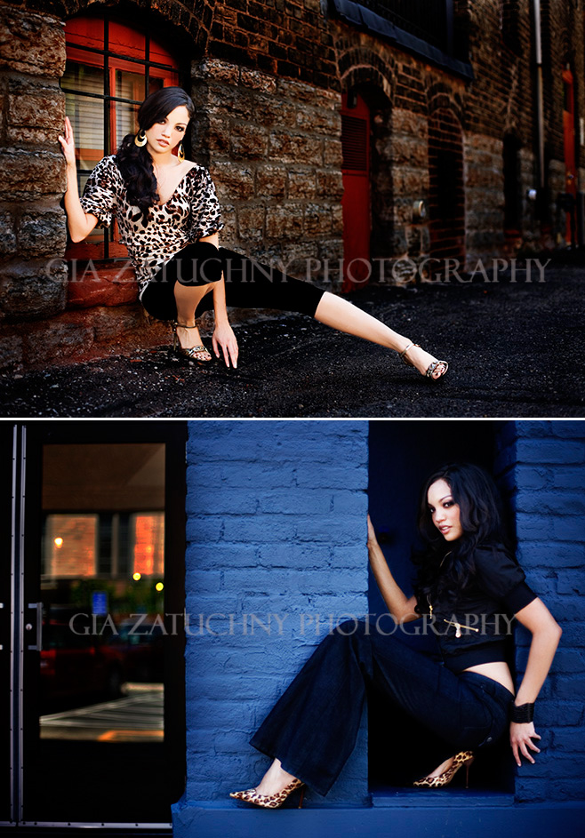 Female model photo shoot of Gia CS and Tearra  in St. Paul, Minnesota, makeup by Allison AuBuchon