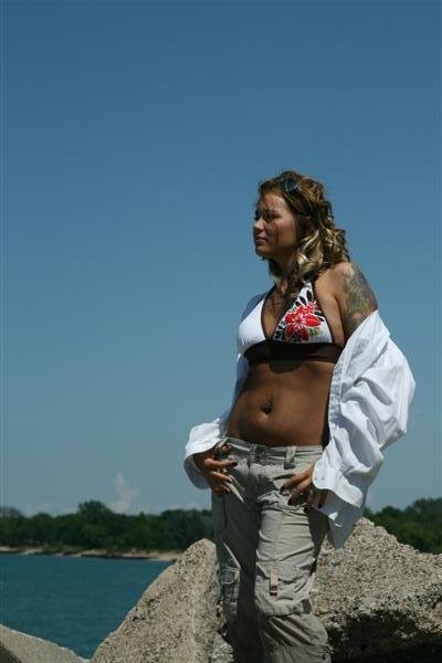 Female model photo shoot of Jerrika Deboer by Mike Wood Photography in Point Edward