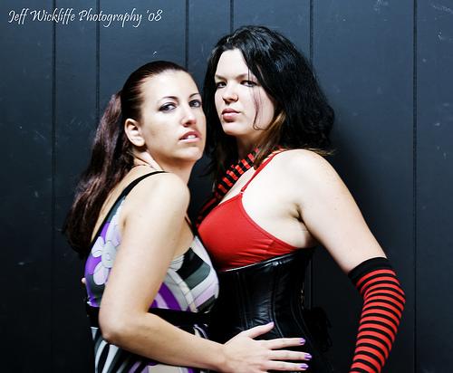 Female model photo shoot of Crimson Widow in SNAPMUP