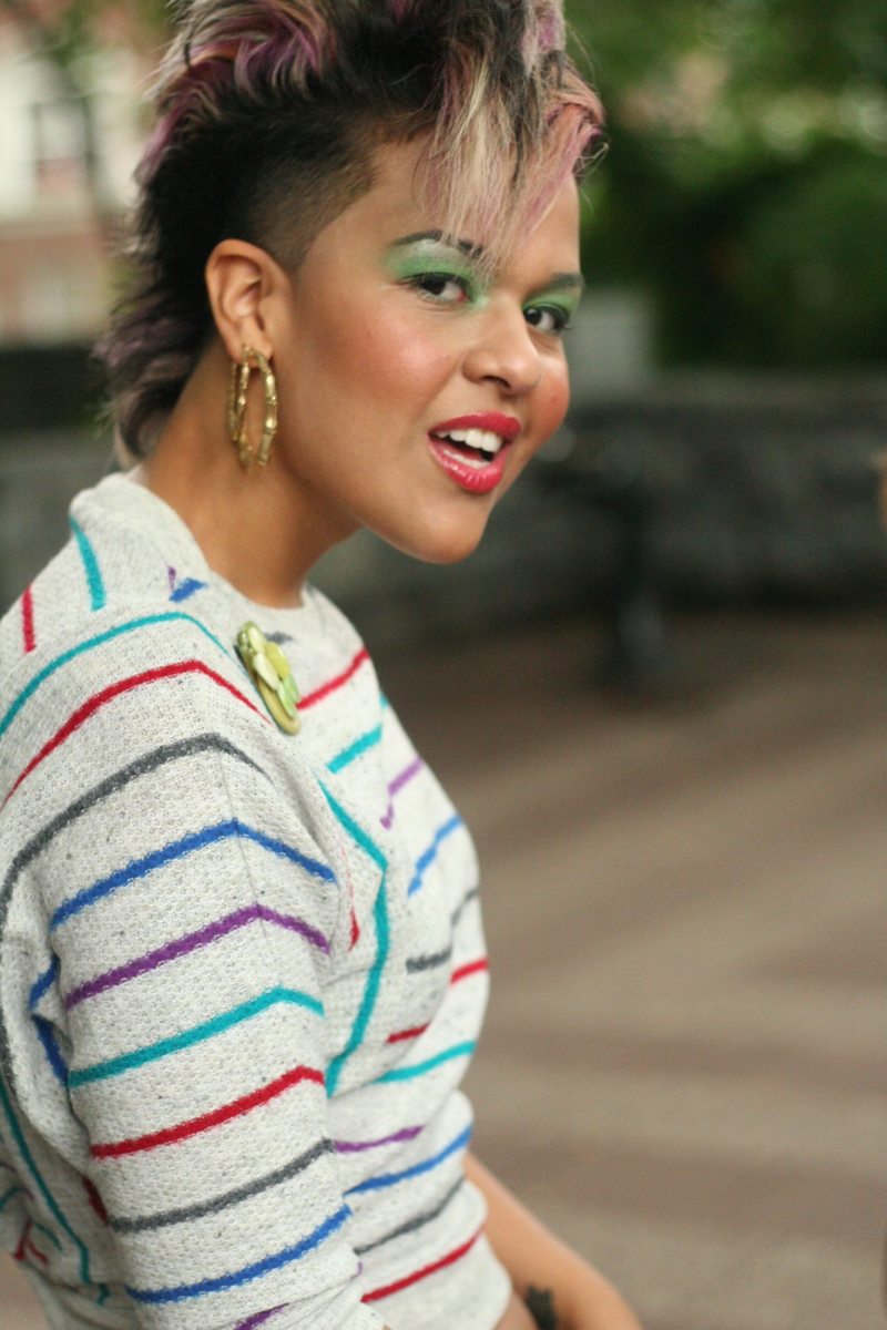 Female model photo shoot of Lisette BKA La Don in Washington Heights, NYC
