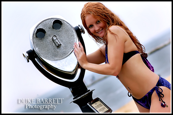 Female model photo shoot of samantha stump by Barrett Photos  in Sandy Point Beach