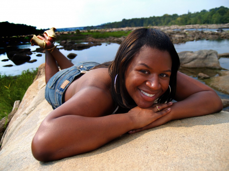 Female model photo shoot of Sheena Nicole in James River - Richmond, VA