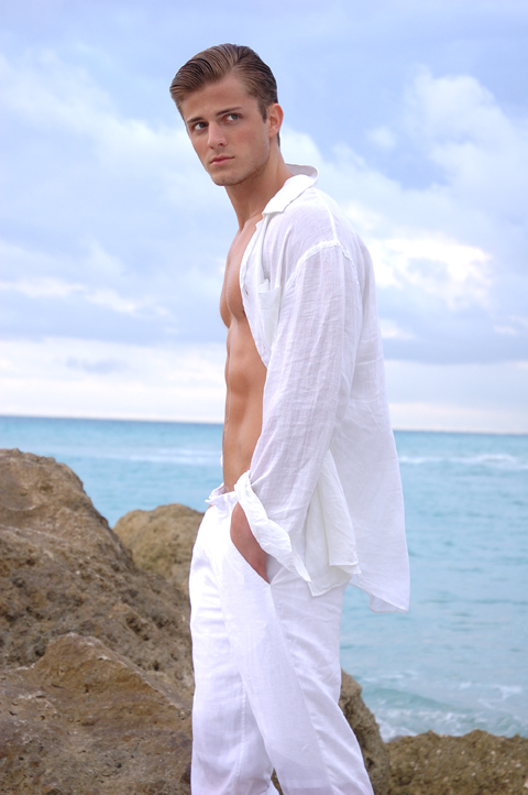 Male model photo shoot of Aarons WORK in Miami Beach 