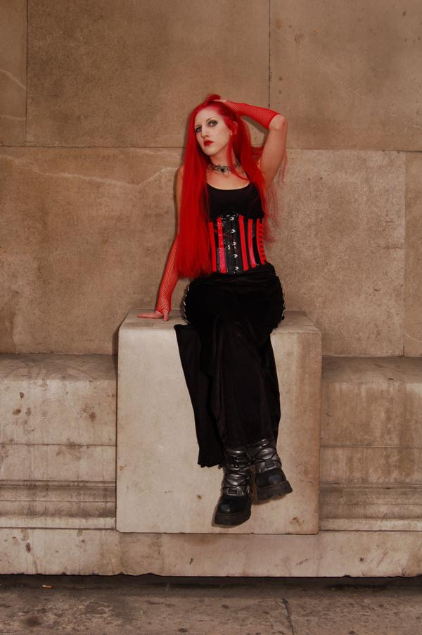 Female model photo shoot of _Envy_ in London