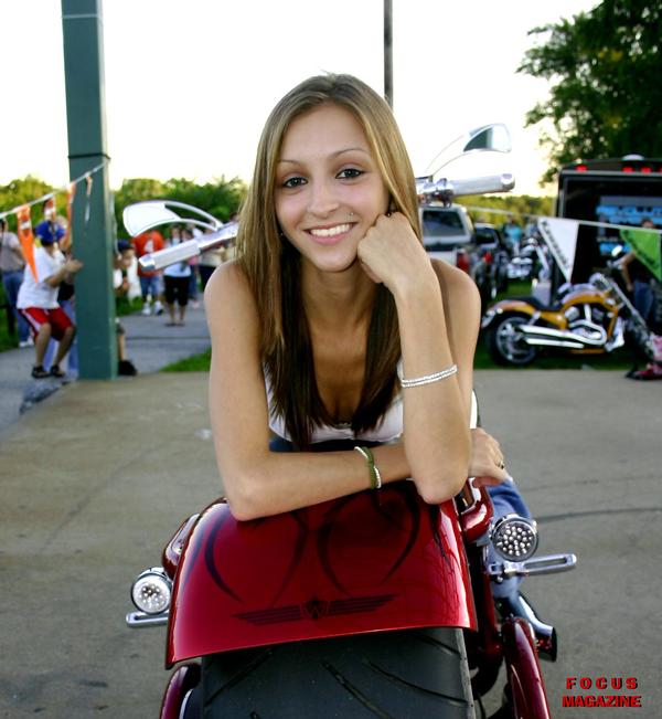 Female model photo shoot of Leigh_Leigh by Focused Media in Lowell, MA (Bike Night)