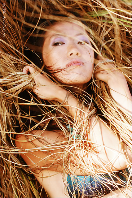 Female model photo shoot of Michiko I in Malibu