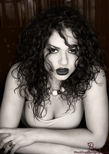 Female model photo shoot of Iveth C by Black Dog Photography