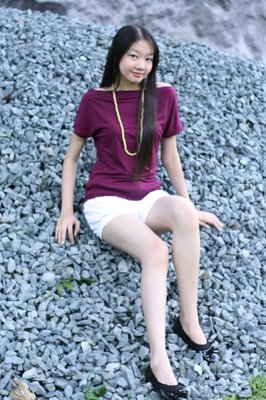 Female model photo shoot of Grysh Mae Co in UP Diliman