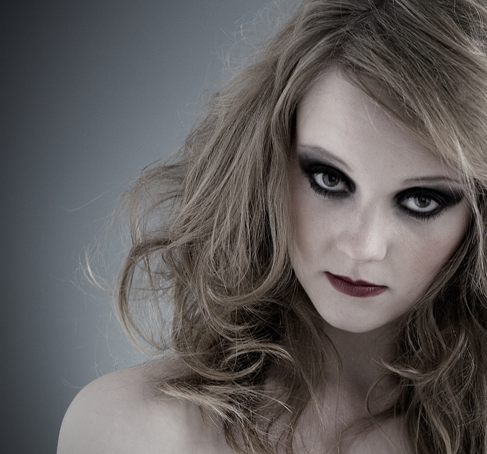 Female model photo shoot of Jayne Kitsch by SteveRobertson in Keighley, makeup by Melanie Lenihan