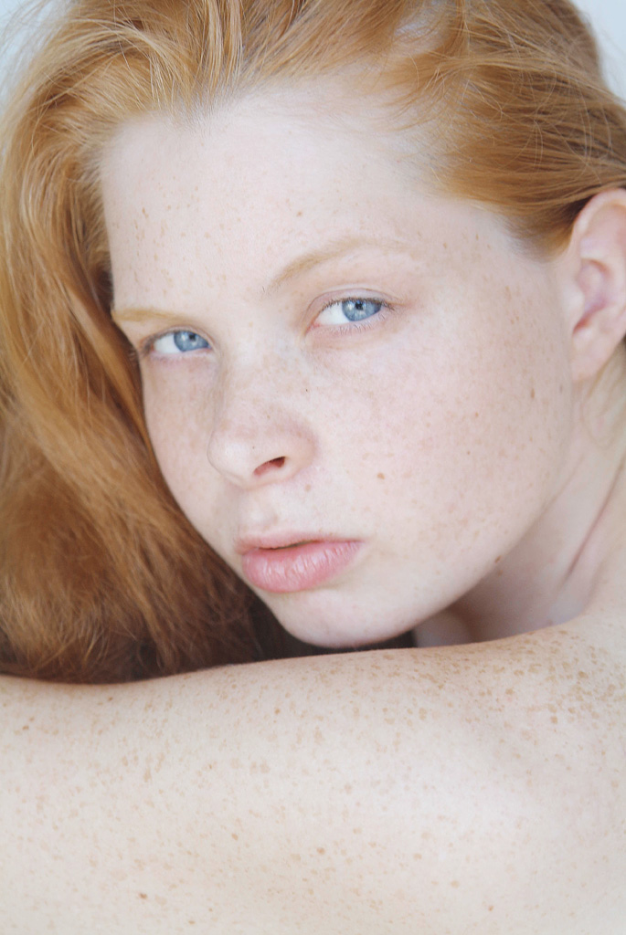 Female model photo shoot of Little Red Celt in No Make Up - Just Me and My Freckles