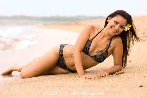 Female model photo shoot of miss alana by Kawika Woodhams in Big Island; A-Bay