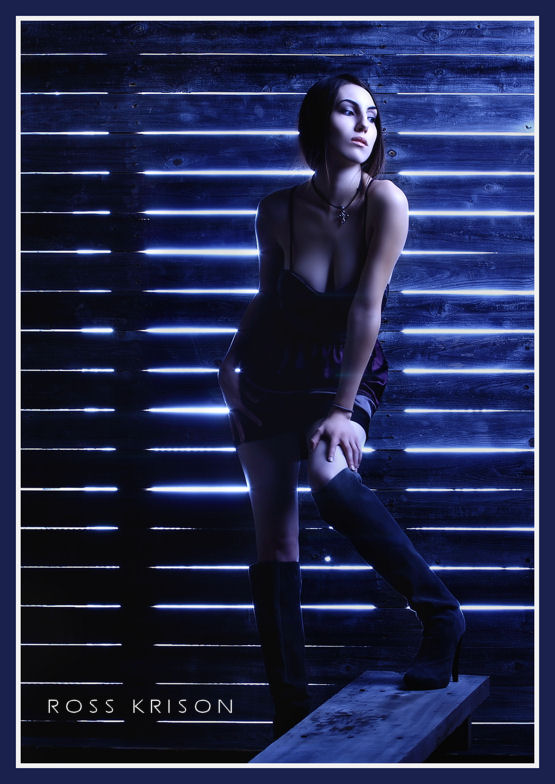 Female model photo shoot of Kayla La in Ross Krison Studio