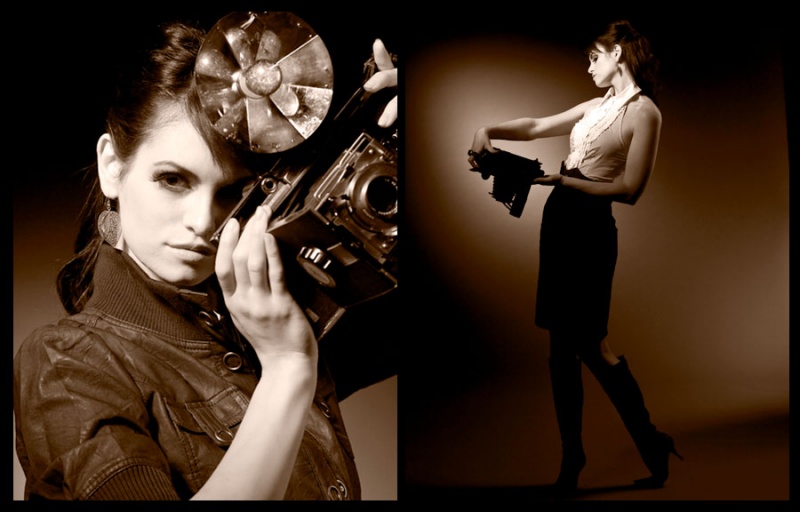 Female model photo shoot of AniW by David Putman, hair styled by AshleyHightower