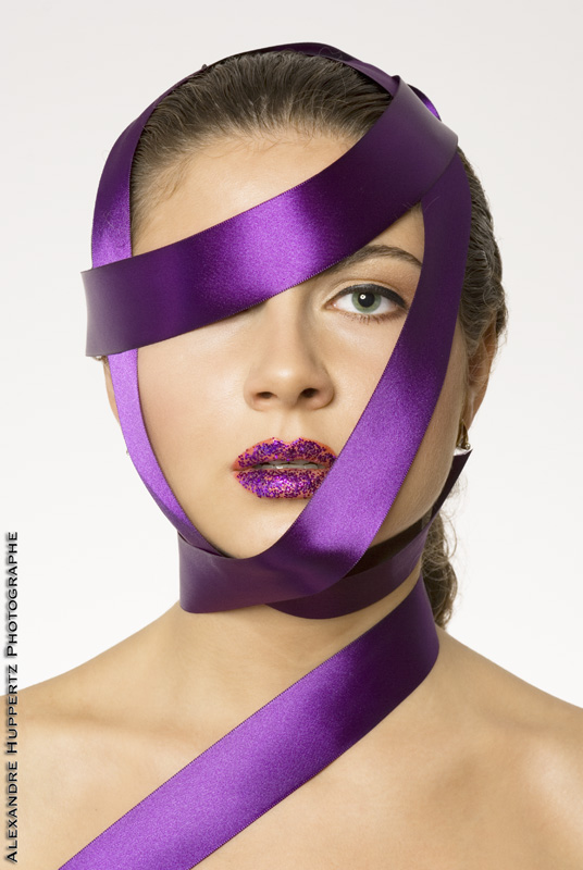 Female model photo shoot of Lora T by Alexandre Huppertz, makeup by Melanie St-Hilaire