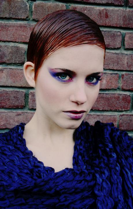 Female model photo shoot of Dagmar N in Eindhoven, makeup by Masuku