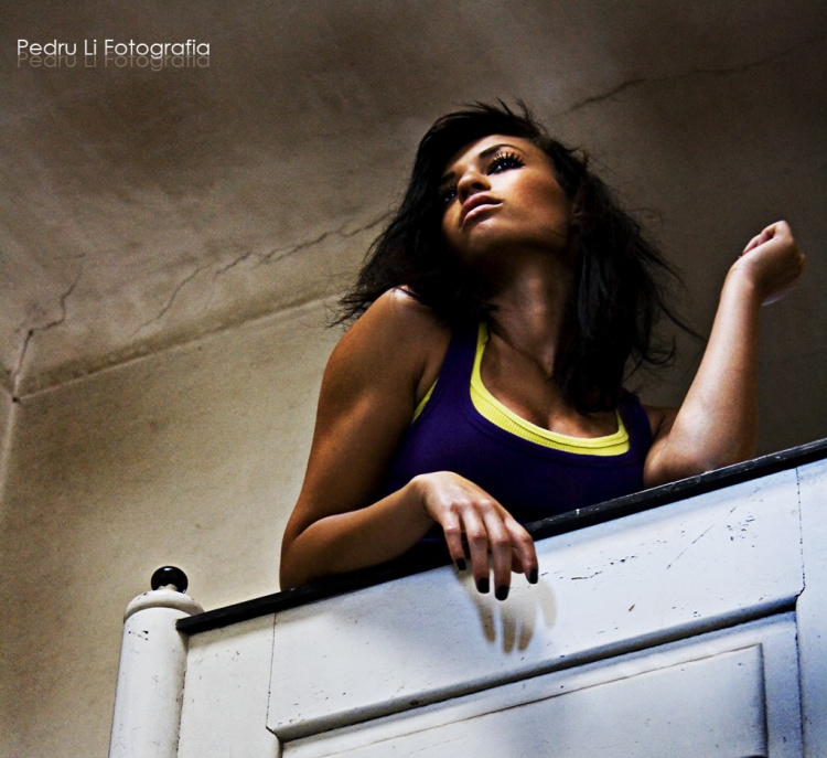 Female model photo shoot of Kendra Cason in Portugal - Old House