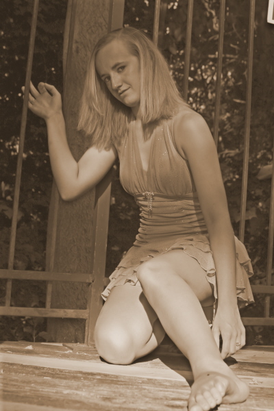 Female model photo shoot of lil brunette babe