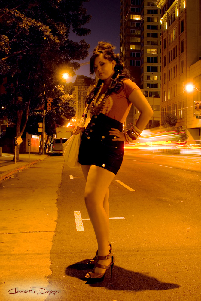 Female model photo shoot of Model Miss LaLa by Classic8Media in San Francisco, makeup by Keke Vasquez