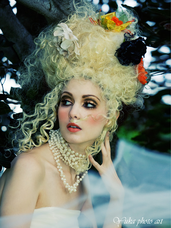Female model photo shoot of Yuka Photo Art and au revoir, makeup by Anna Malskaya