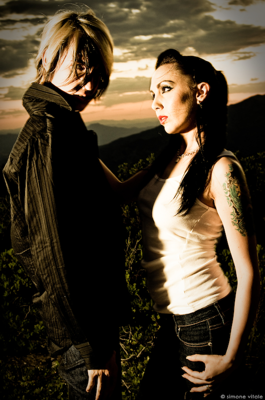 Female and Male model photo shoot of Axis Ash and David Mathew McKeen by SV FOTO and Donny Quixote in Mt Lemmon