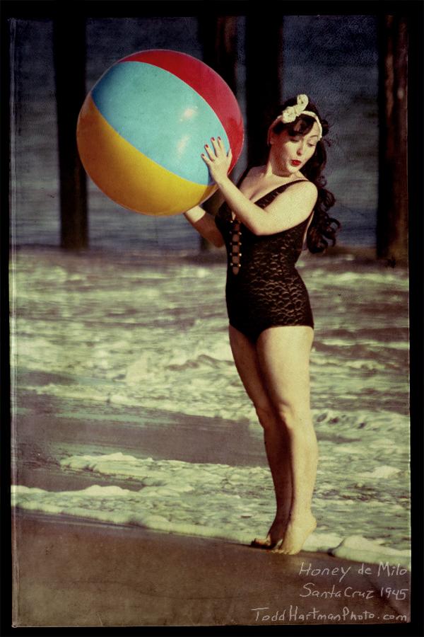 Female model photo shoot of Britt Spain and Honey de Milo by Todd c Hartman in Seacliff Beach