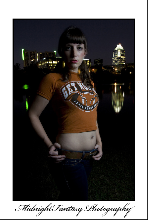 Male and Female model photo shoot of MidnightFantasy and Merry Katherine Roberts in LBJ Lake / Auditorium shores