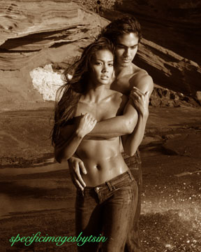 Female and Male model photo shoot of SpecificImagesbyTsin, Justine Stevens and Desmond Centro in Oahu