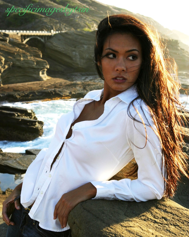 Female model photo shoot of SpecificImagesbyTsin and Justine Stevens in Oahu