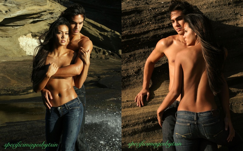 Female and Male model photo shoot of SpecificImagesbyTsin, Justine Stevens and Desmond Centro in Oahu