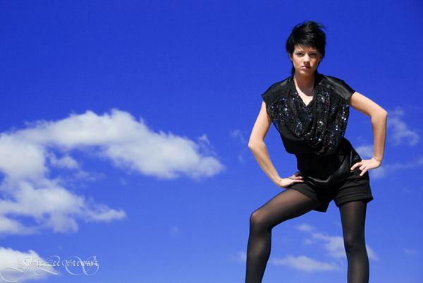 Female model photo shoot of Alyxandrea Corvette by Jamie Stewart