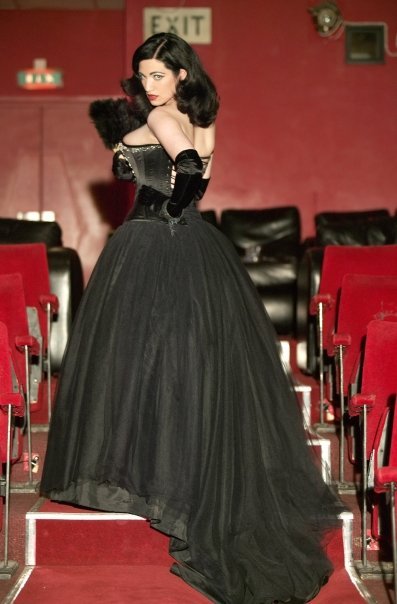 Female model photo shoot of Ava Dvornik in  The Electric Theatre