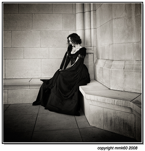 Female model photo shoot of HeatherF by jaep in National Cathedral, Washington, D.C.