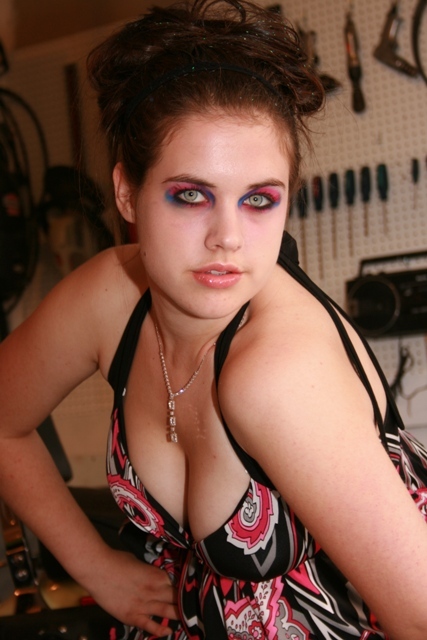 Female model photo shoot of Kristina04 in Garson
