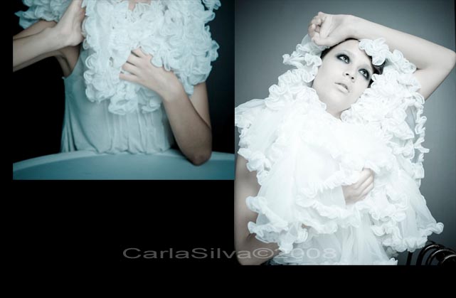 Female model photo shoot of CarlaSilva in Toronto, makeup by FLOE K