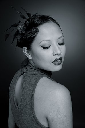 Female model photo shoot of Jen Morgan Makeup by Derek Althen Photo in Make-up Designory