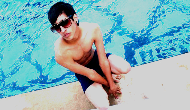 Male model photo shoot of Ryan Espinoza in the neptune pool