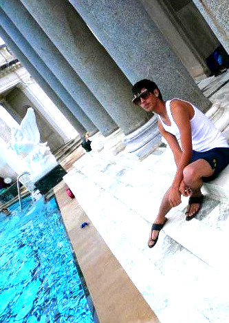 Male model photo shoot of Ryan Espinoza in the neptune pool