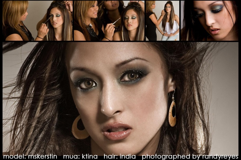 Female model photo shoot of Make-Up by Ktina in pinole